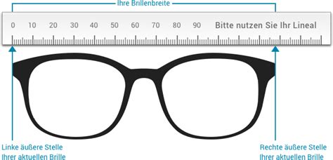 brillenbreite messen